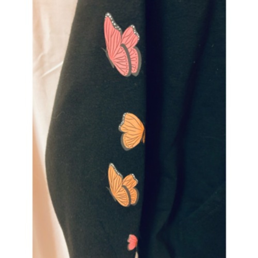 Refuge Athletics Womens Best Ever Hoodie Sweatshirt Black Tokyo 1998 Butterfly S - Picture 4 of 6